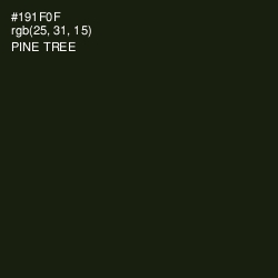 #191F0F - Pine Tree Color Image